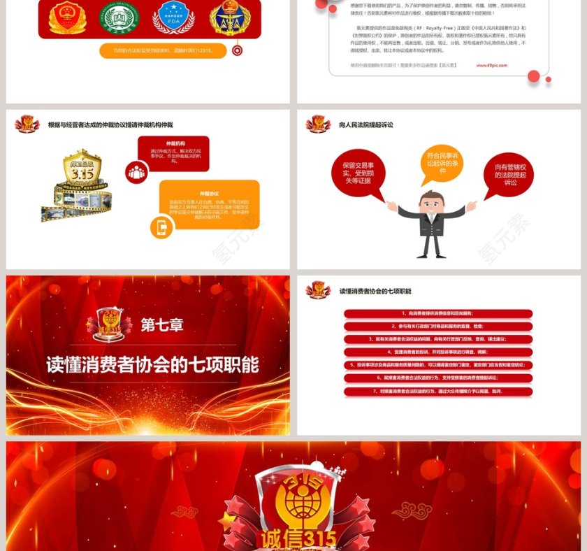 国际消费者权益保护日知识讲座PPT模板第6张