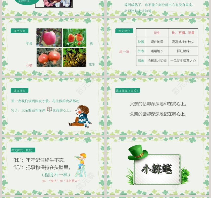 五年级语文课件PPT落花生第4张