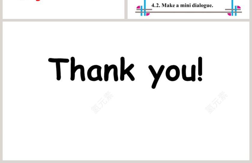 Lesson 1This is my desk - 教育培训PPT模板第4张