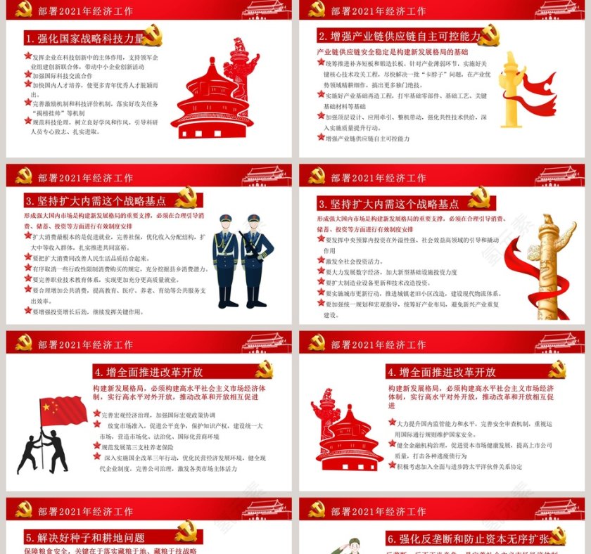 学习解读中央经济工作会议专题党课PPT模板第5张