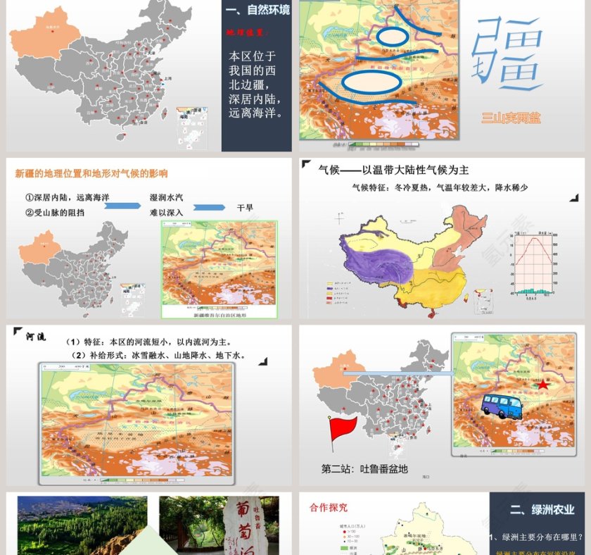 新-疆教学ppt课件第2张