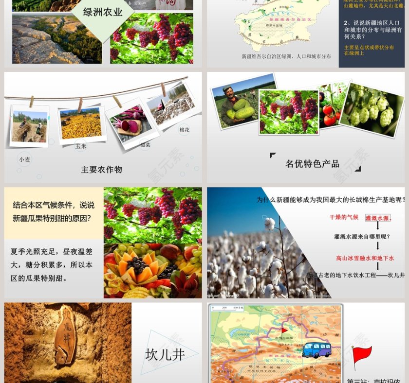新-疆教学ppt课件第3张