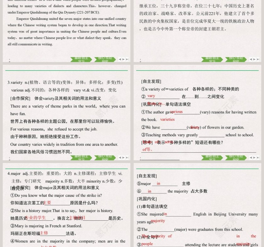 SectionReading and Thinking2Languages Around The World - 多语言全球视野PPT模板第5张