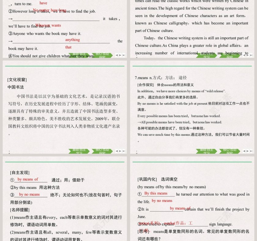 SectionReading and Thinking2Languages Around The World - 多语言全球视野PPT模板第7张