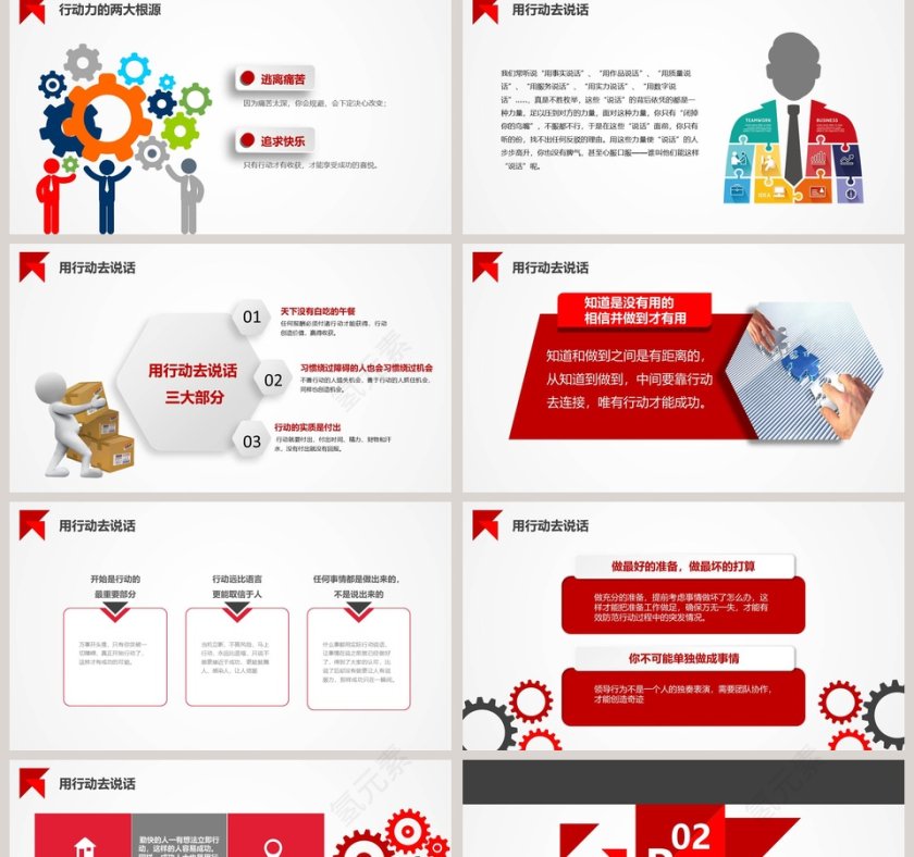 企业员工培训之行动管理PPT模板第2张