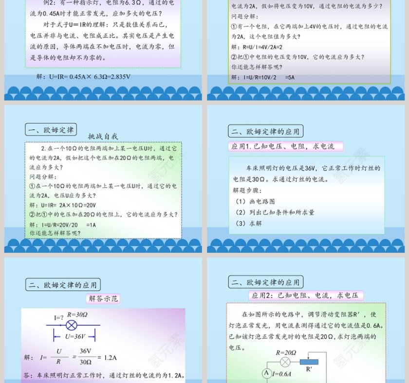 欧姆定律及其应用教学ppt课件第3张