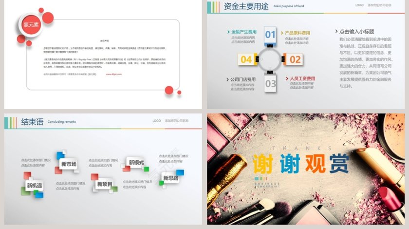 化妆品销售工作汇报PPT美容产品介绍ppt第5张