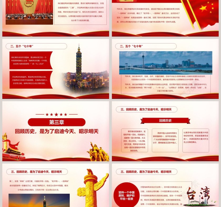 《告台湾同胞书》发表40周年纪念会讲话PPT第3张