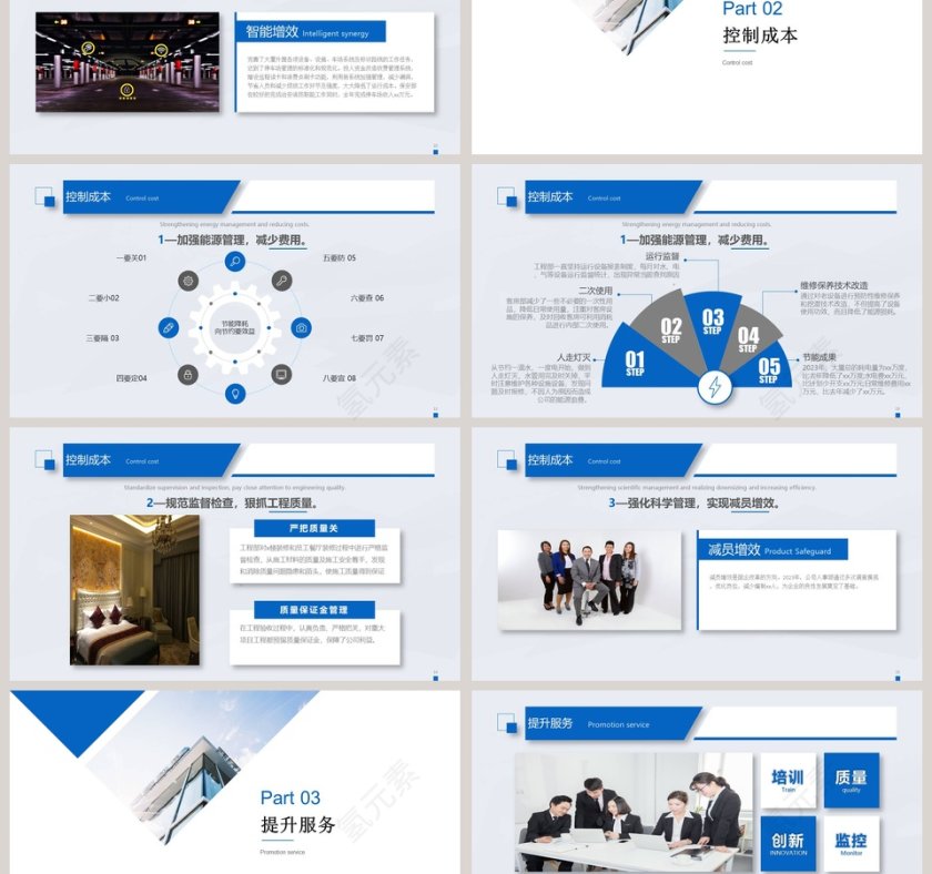 简约大气市场营销工作年终PPT模板第3张