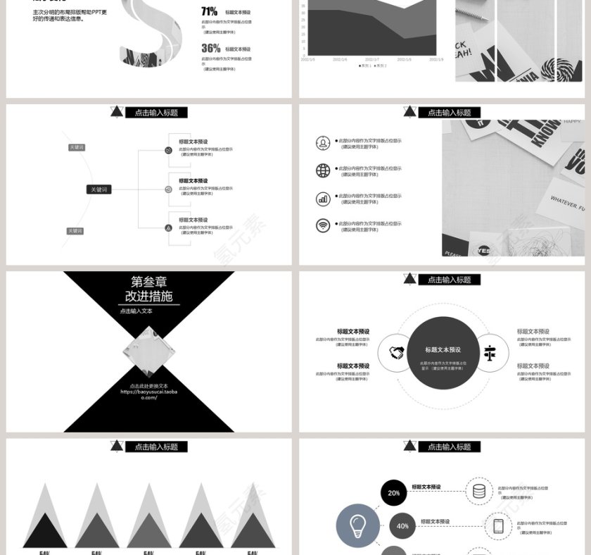201X简约运营年终总结PPT模板第3张
