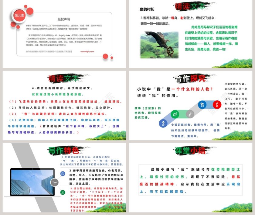 部编版语文九年级下册溜索PPT课件第5张