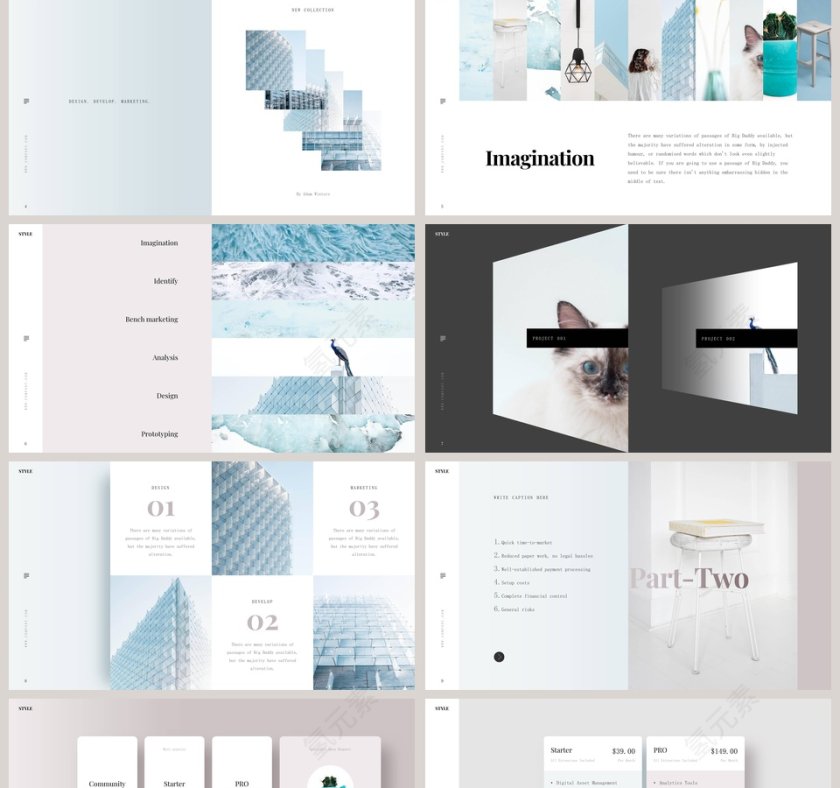 创意设计简约汇报第2张