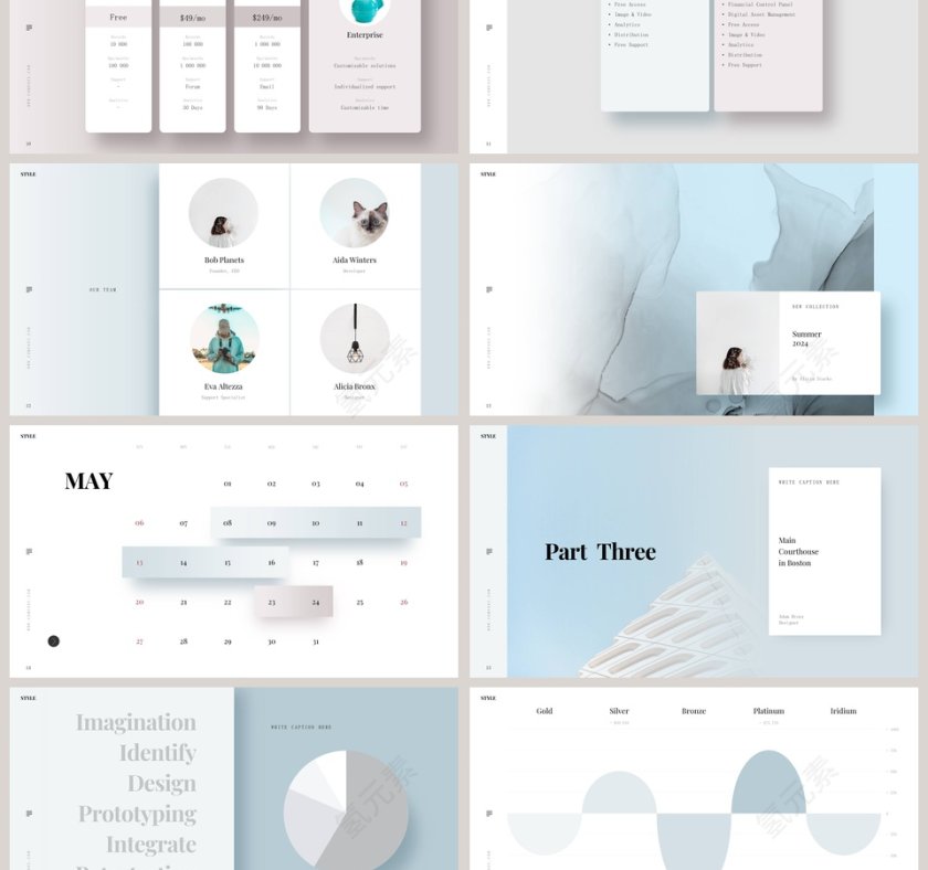 创意设计简约汇报第3张