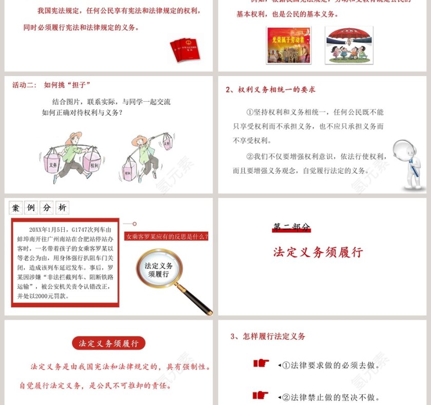 第二单元  理解权利义务教学ppt课件第3张