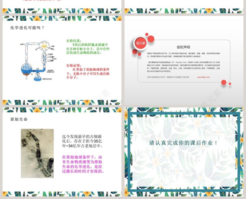 第一节   生命的起源教学ppt课件第4张