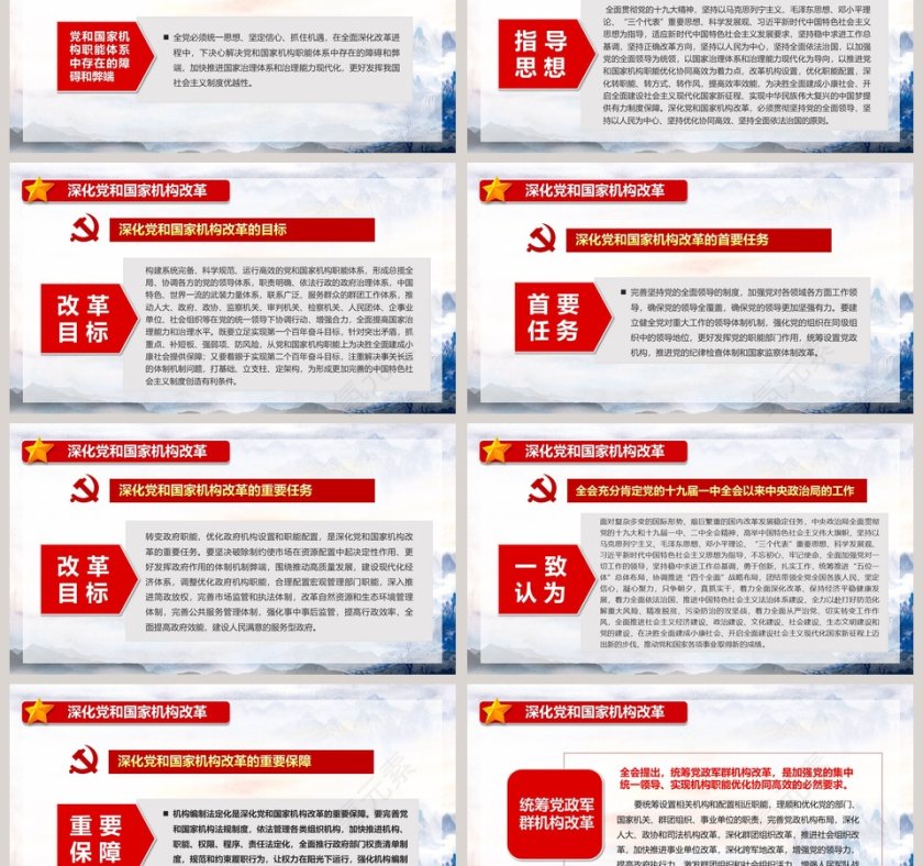 深化党和国家机构改革精讲解读十九届三中全会公报党课ppt第3张