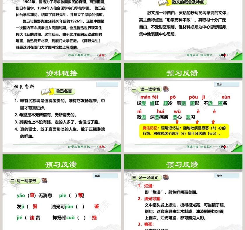 散文藤野先生PPT课件第3张