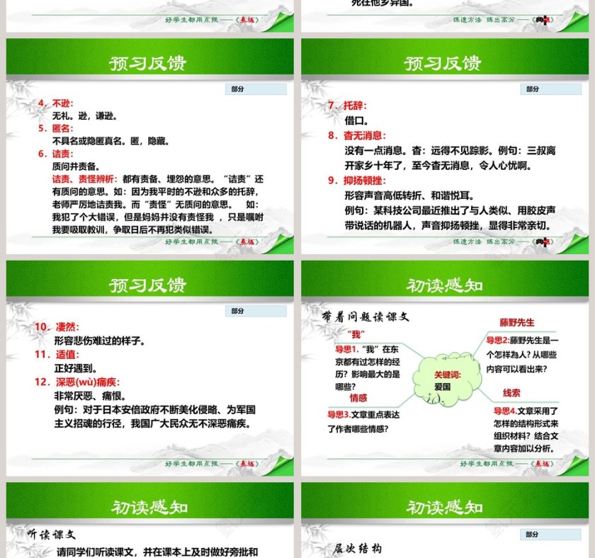 散文藤野先生PPT课件第4张