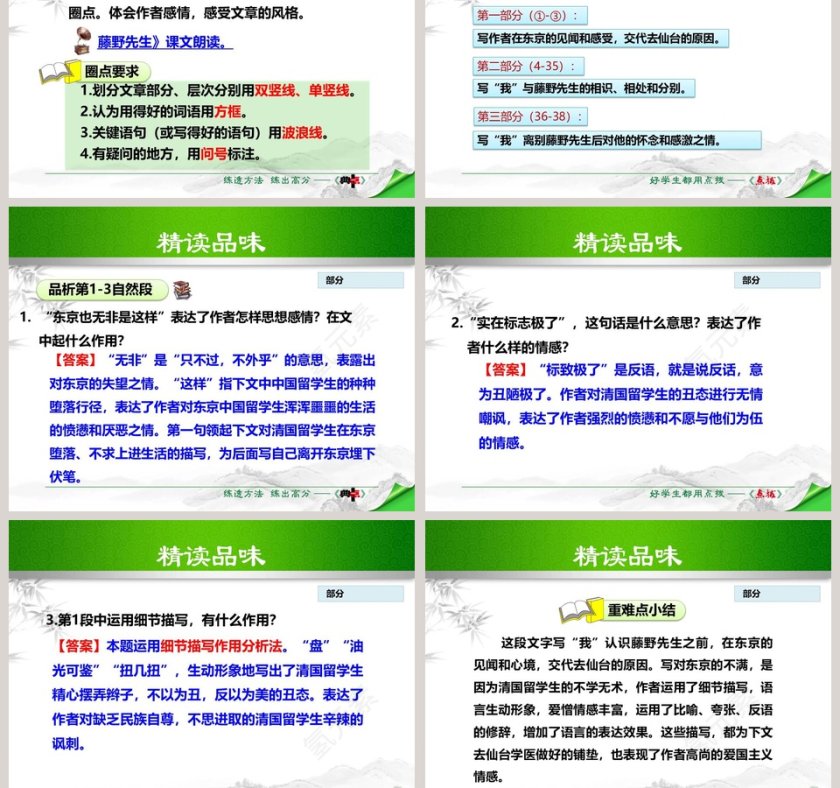 散文藤野先生PPT课件第5张