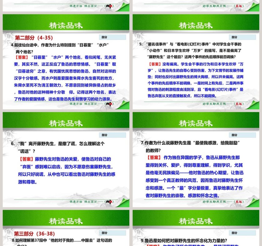 散文藤野先生PPT课件第6张