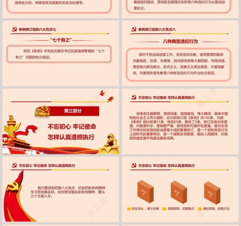 最新修订中国共产党纪律处分条例纪律月党课PPT第4张