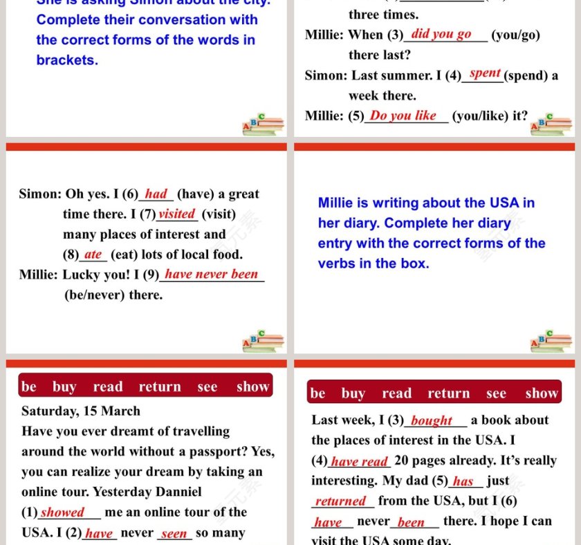 Online tours-Grammar教学ppt课件第5张