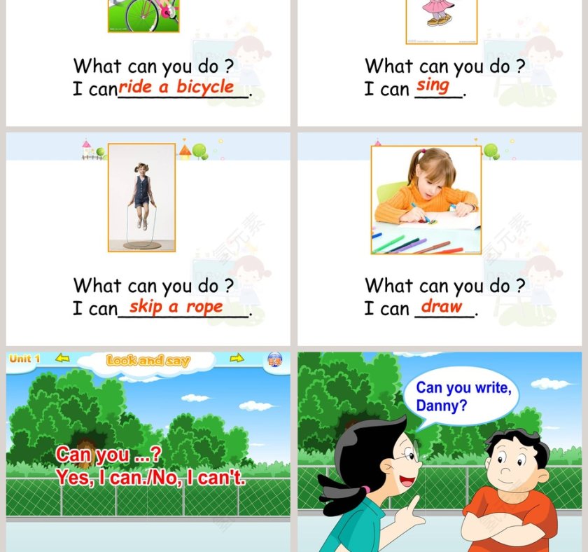 Can you swim教学ppt课件第9张