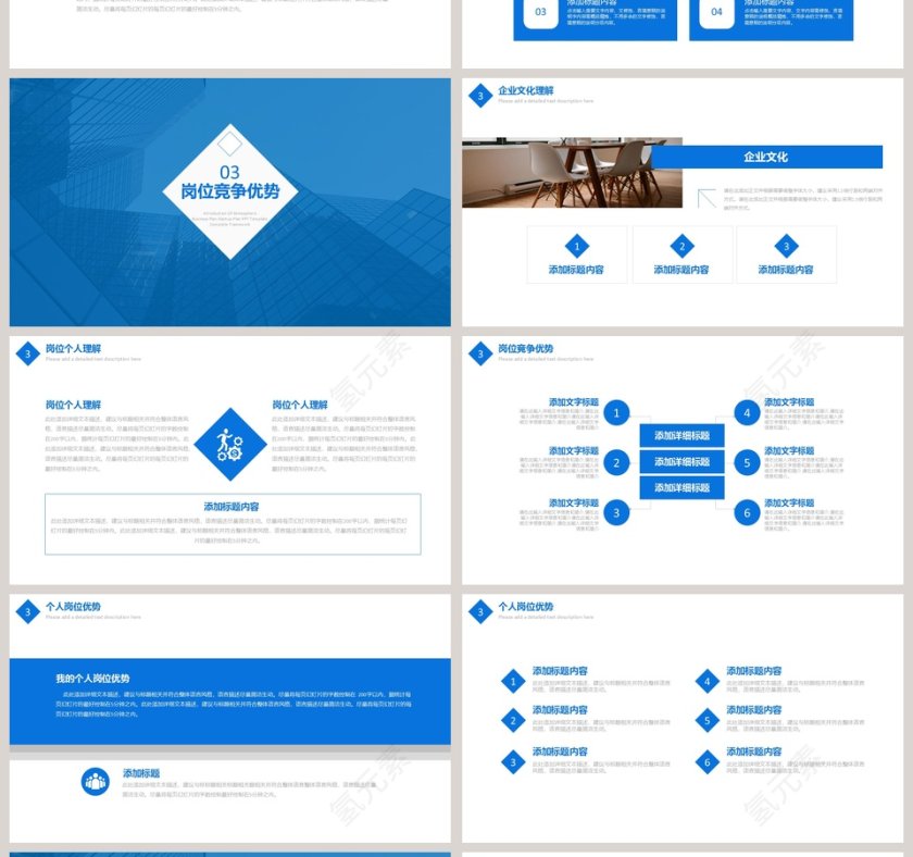 蓝色简约清新20xx年述职报告PPT 第4张