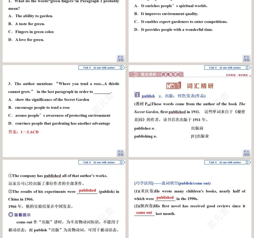 Section  Integrating skills  Developing ideas教学ppt课件第3张