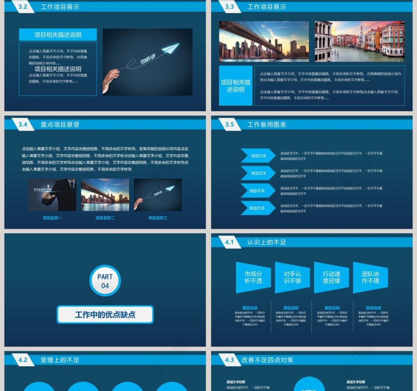 工作报告年终总结模板第5张