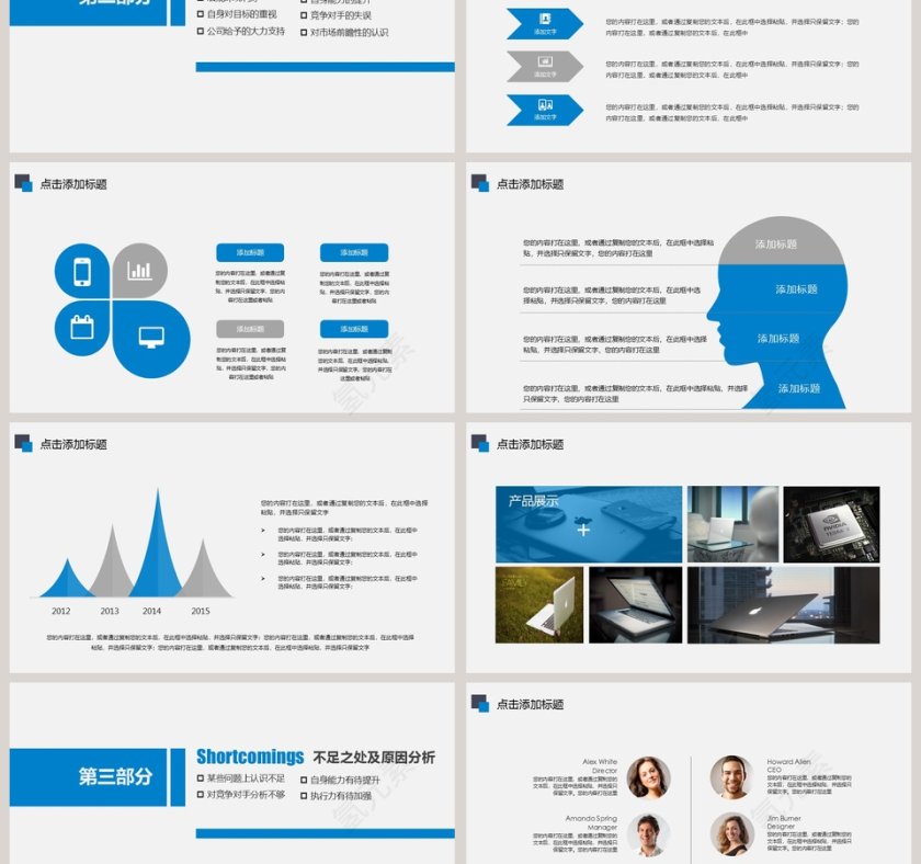 工作总结工作概述工作汇报PPT第3张