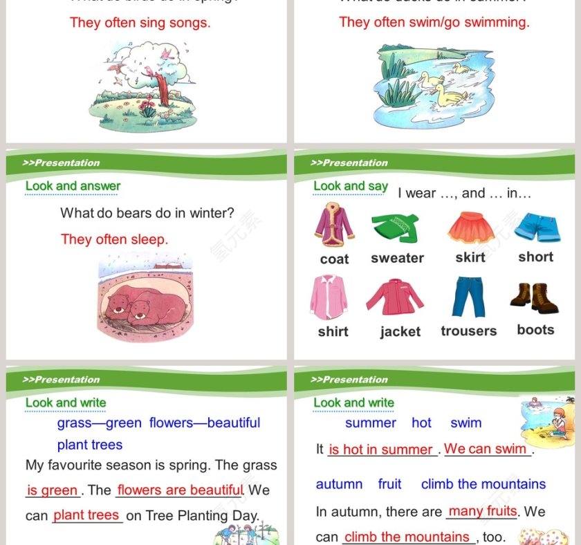 Unit2 Spring is Coming-第教学ppt课件第3张