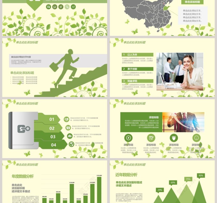 2019工作报告年度总结PPT第3张