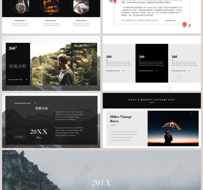 欧美画册风商业计划书PPT模板第3张