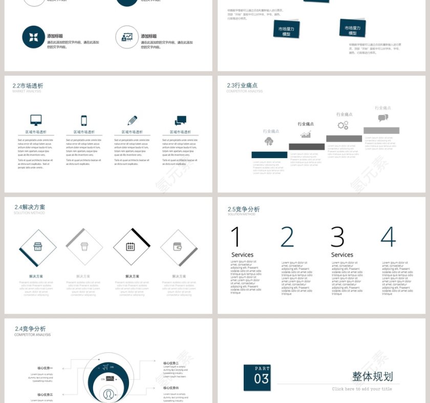 2018商业计划书PPT通用模板第3张