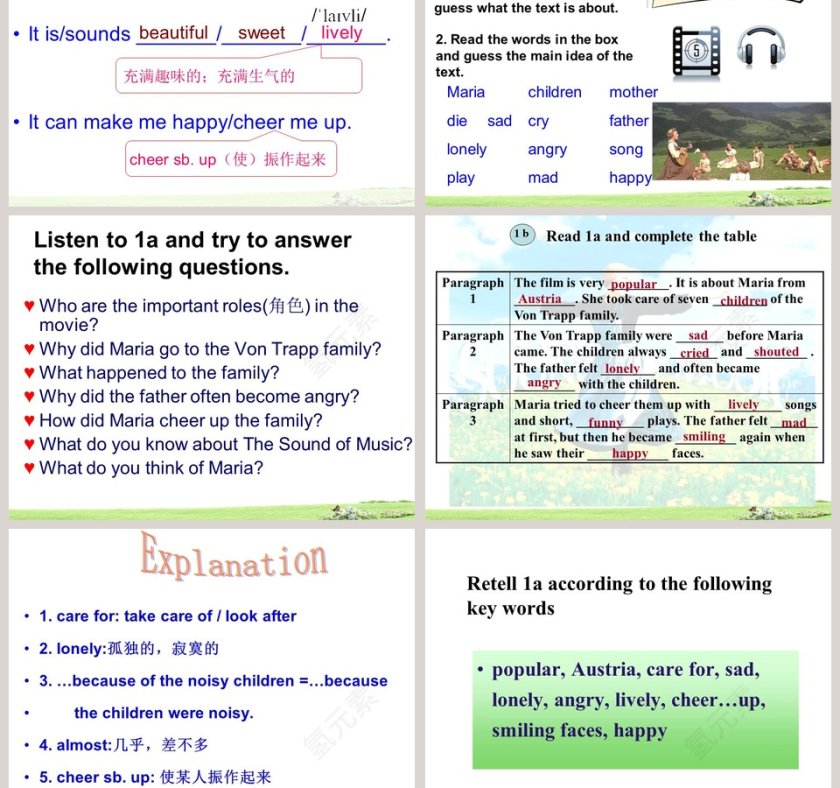 Unit 5  Topic 1-Im so happy教学ppt课件第3张