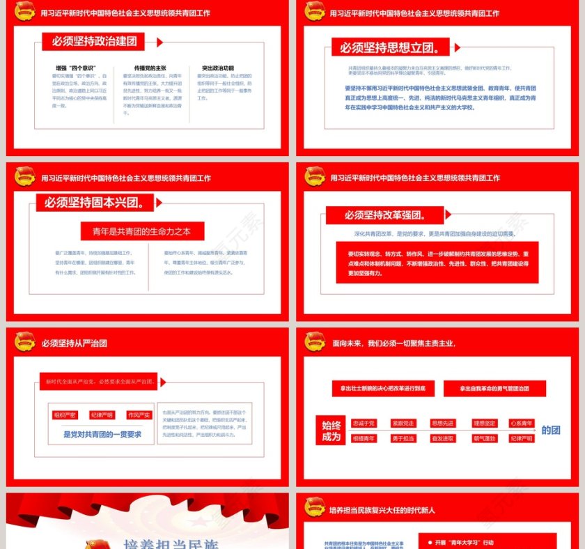 中国青年团全国十八次代表大会ppt第5张