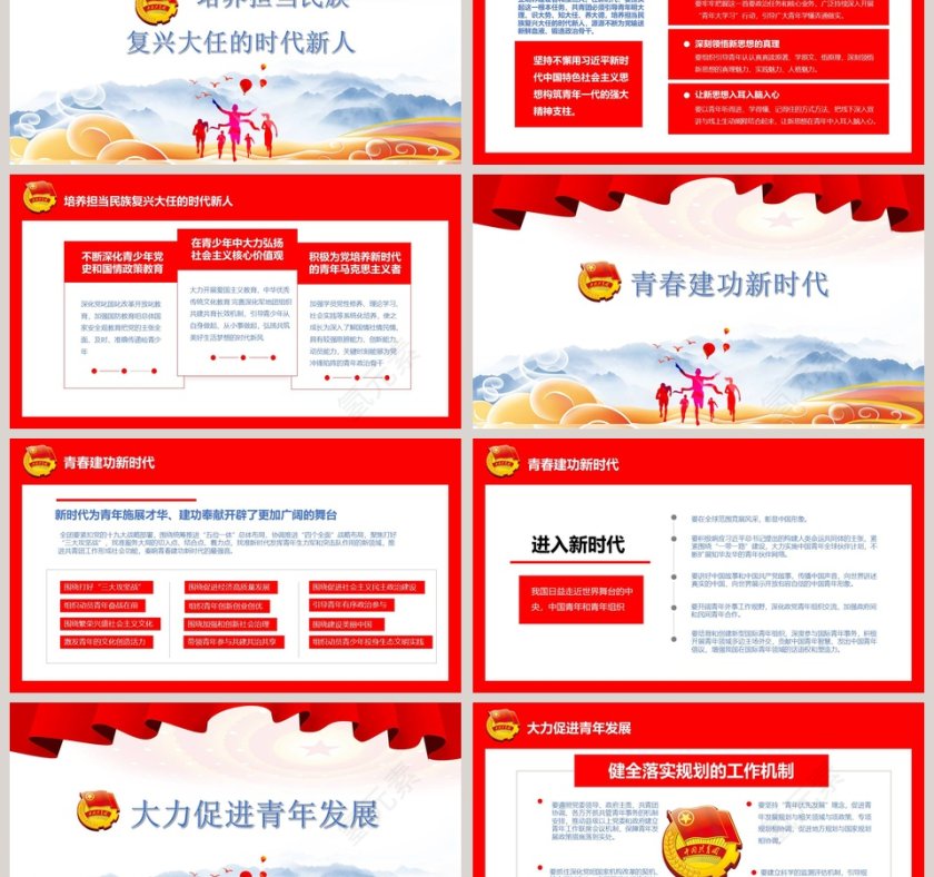 中国青年团全国十八次代表大会ppt第6张
