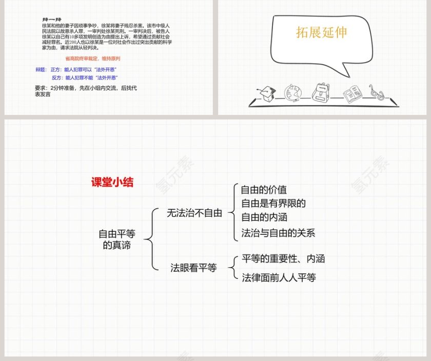 人教版八年级下册道德与法治课件-自由平等的真谛教学ppt课件第5张