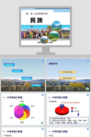 民 族-第一章   从世界看中国教学ppt课件