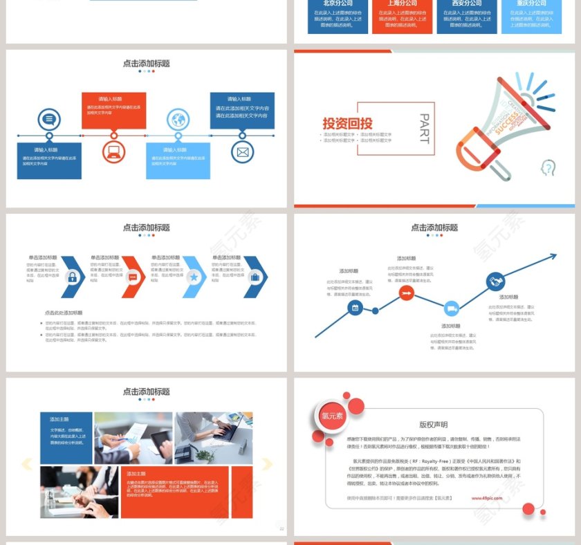 简约商业项目计划书模版第4张