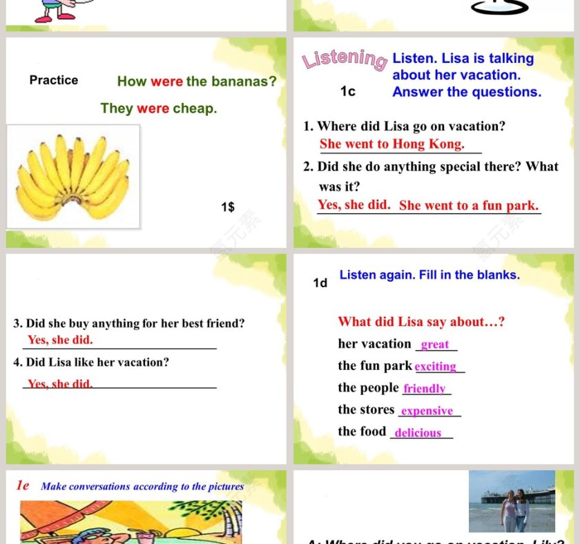 Where did you go on vacation: 使用节假日行业PPT模板展示您的旅行故事第4张