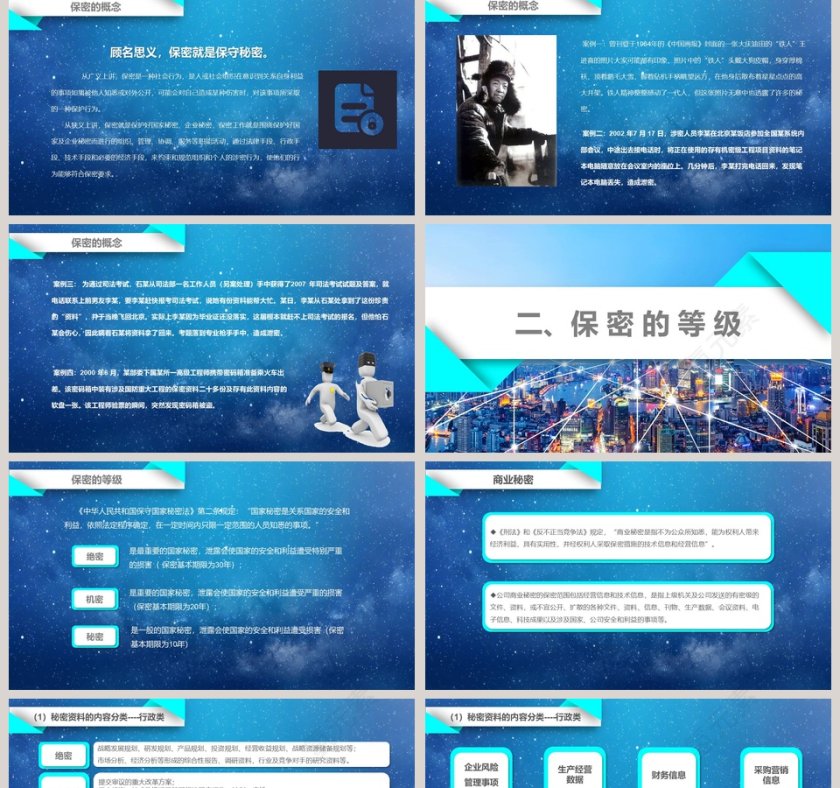 保密知识培训ppt模板   第2张