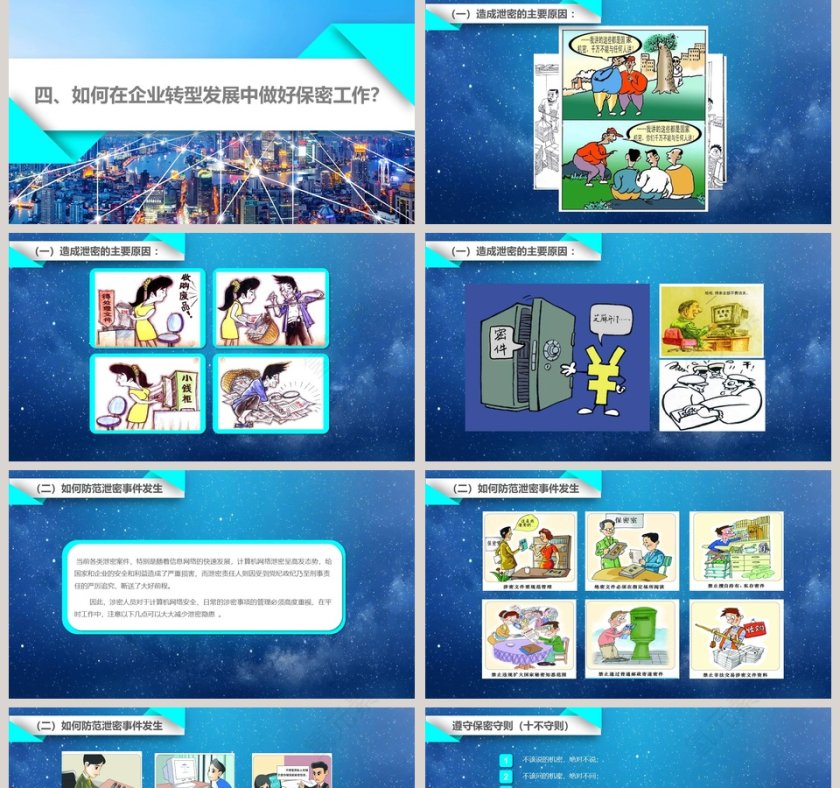 保密知识培训ppt模板   第5张