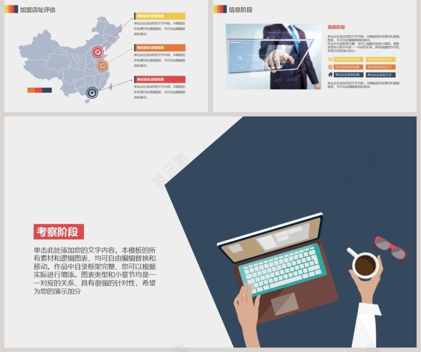 加盟连锁经营招商计划书PPT 第5张