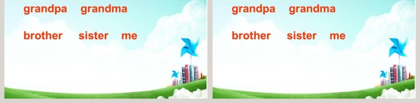 Unit 7A Picture of My Family PPT模板设计第5张