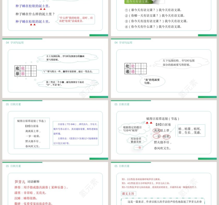 BY YUSHEN教学ppt课件第3张