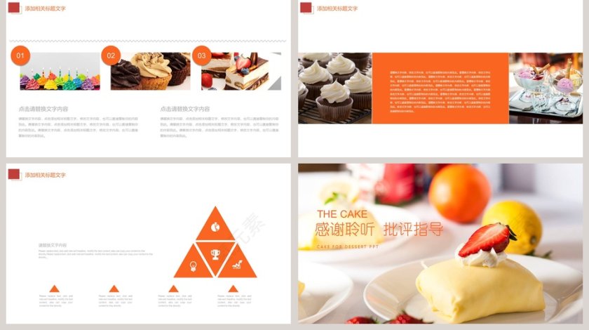 面包咖啡甜点PPT蛋糕甜点PPT第5张