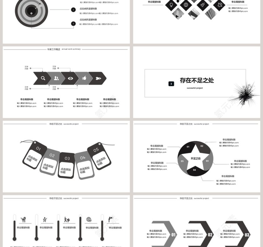 现代科技感工作汇报会议演讲通用PPT模板第3张