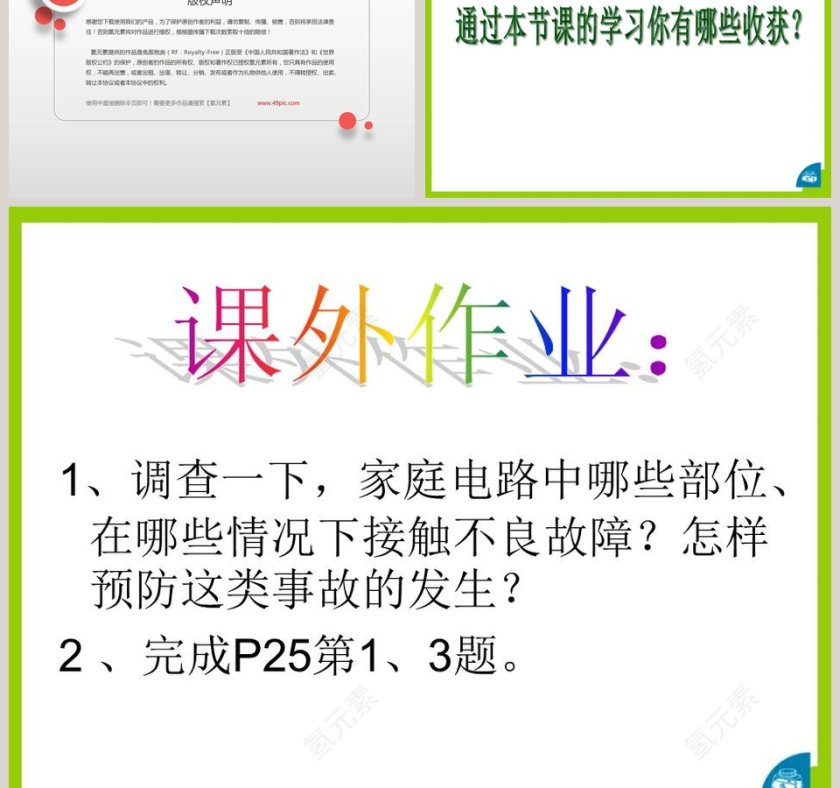 医护行业PPT模板：防止触电第十五章 安全用电教育内容第5张